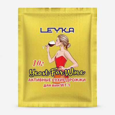 Дрожжи для вина LEYKA WT-1, 10г фото