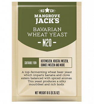 Дрожжи Mangrove Jack's Bavarian Wheat M20, 10г фото