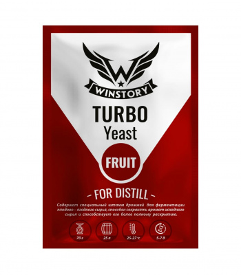 Дрожжи фруктовые WINSTORY TURBO FRUIT, 70г фото