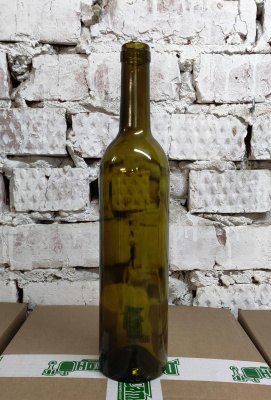Бутылка винная 0.7л (оливковая) фото