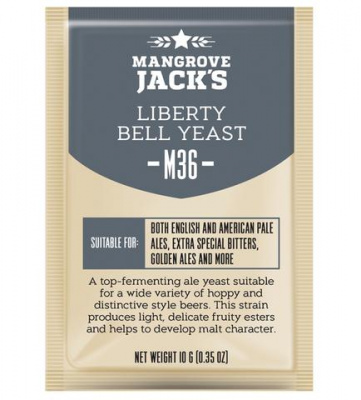 Дрожжи Mangrove Jack's Liberty Bell Yeast M36, 10г фото